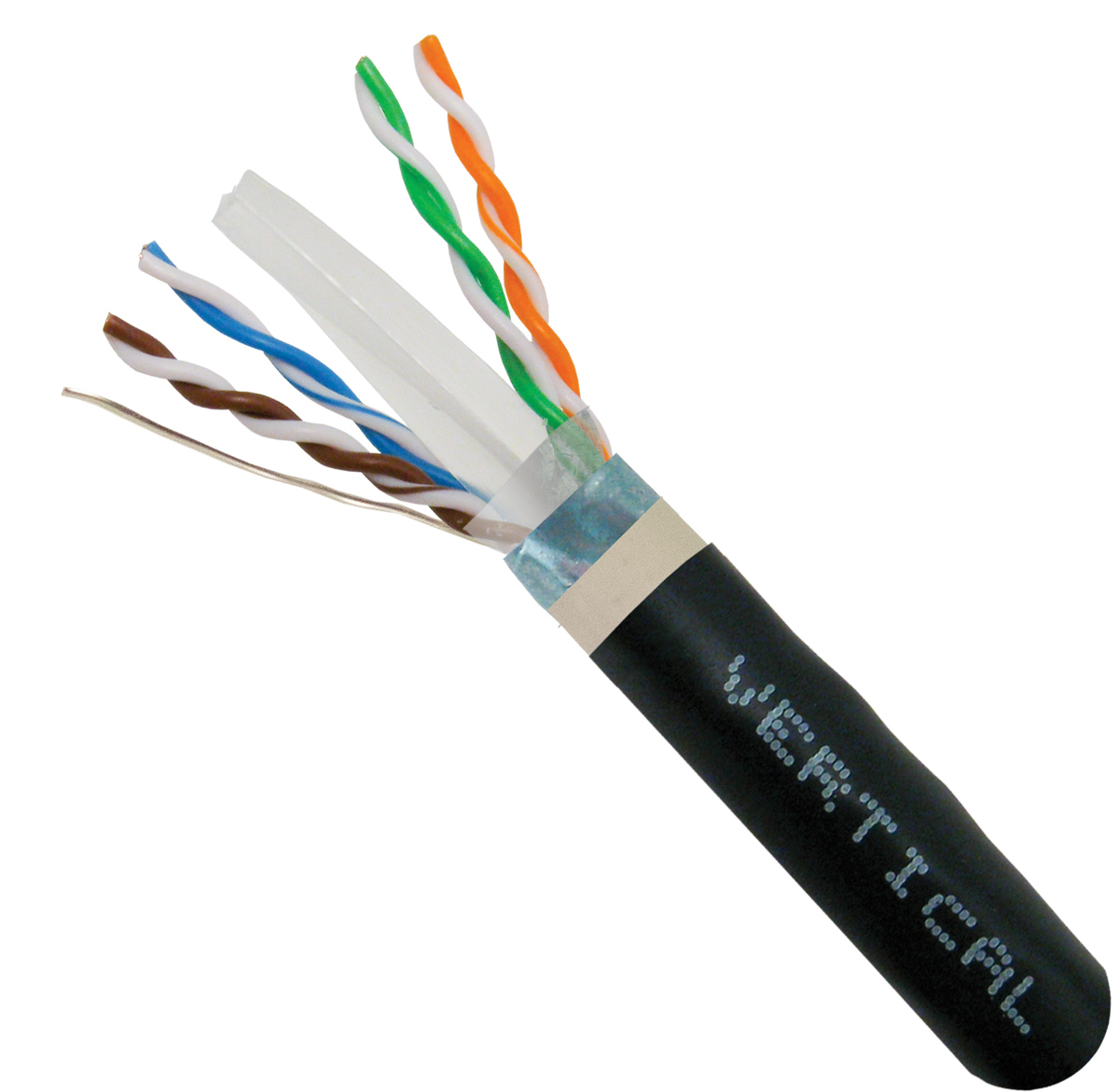 Vertical Cable 069-565/A/CMXT F/UTP CAT6A Direct Burial Waterproof 10G /50ft