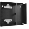 Optical-Fiber-Wall-Mount-Enclosure-Standard-Series-Single-Door-LGX-Two-Position-Latch-Vertical-Cable