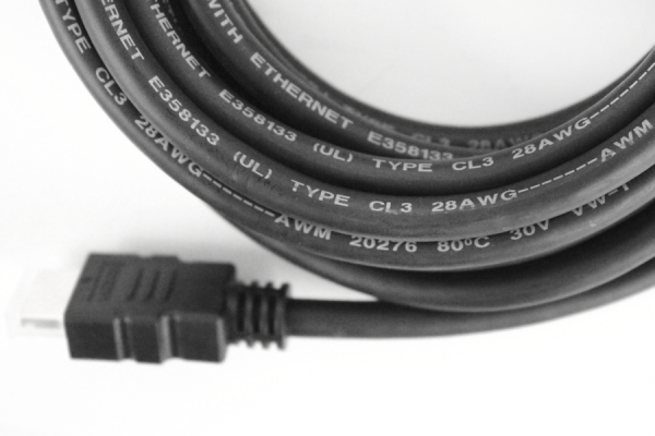 Vertical Cable CL3-rated for safe in-wall use