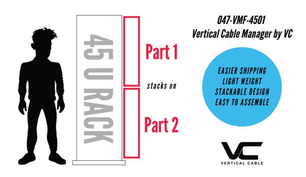 45U-Vertical-Cable-Manager-–-Single-Sided