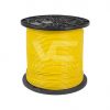 CAT6A, Unshielded with an overall Plenum jacket, 23 AWG/4 PAIR Solid bare copper conductors, 550MHz, 1000ft Spool, Yellow.