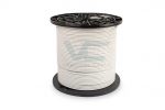 CAT6A, Unshielded with an overall Plenum jacket, 23 AWG/4 PAIR Solid bare copper conductors, 550MHz, 1000ft Spool, White.