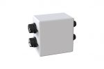 Surface-Mount Box, 2-Port, 2-Left-In/2-Right-Out, Blank, IP66/67