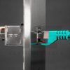 CAT6A 25ft Green, Shielded Patch Cord, Boot & Protector, Stranded, 26 AWG 4 Pair, S/STP, ETL.