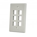 Order high quality wall plates in gray from Vertical Cable